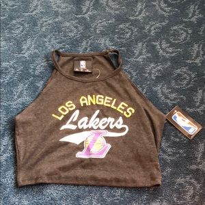 Lakers cropped tank